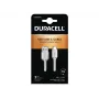Duracell USB5031W USB-A to USB-C kabelis 1m USB 3.2 Gen 1 5Gbps Balts
