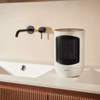 Duux Zone personīgais keramikas sildītājs DXCH43, 600/900/1500 W, tālvadības pults, 80° svārstības, balts