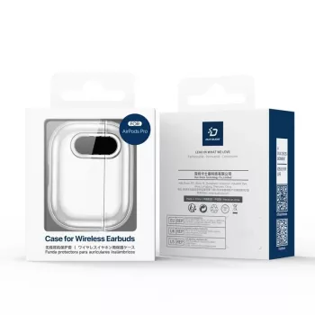 Dux Ducis Apple AirPods 4 PECL Series PC+TPU Cover with Hook Caurspīdīgs