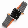 Dux Ducis Apple Magnetic Strap Watch Strap 7/6/5/4/3/2 / SE (41/40/38mm) Magnetic Grey Orange