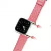 Dux Ducis Īstas ādas Apple Watch siksniņa Series 7/6/5/4/3/2/SE (38/40/41mm) - Sarkanā