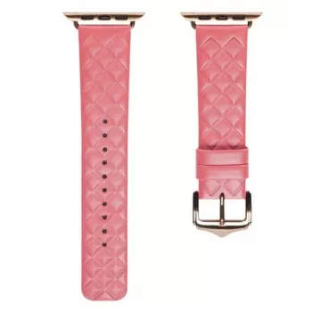 Dux Ducis Īstas ādas Apple Watch siksniņa Series 7/6/5/4/3/2/SE (38/40/41mm) - Sarkanā