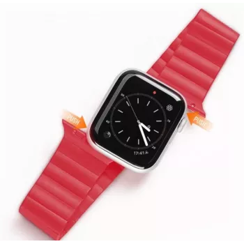 Dux Ducis Magnetic Strap Watch Strap Apple Watch 7/6/5/4/3/2/SE (41/40/38mm) Magnetic Band Red