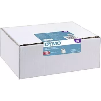 DYMO Authentic LabelWriter lielās adreses etiķetes 36mm x 89mm caurspīdīgas, 2 rullīši pa 130 (260 etiķetes)