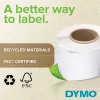DYMO Authentic LabelWriter lielās adreses etiķetes 36mm x 89mm caurspīdīgas, 2 rullīši pa 130 (260 etiķetes)