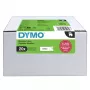 DYMO D1 marķēšanas lente 9mm x 7m melna uz balta (10 gab.)