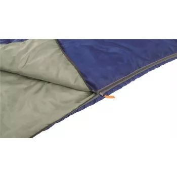 Easy Camp Chakra Blue Sleeping Bag - Rectangular, 1-2 Season, Polyester