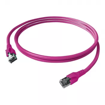 EASYLAN FlexBoot Cat.6 S/FTP savienojuma kabelis, violets, 1,0 m
