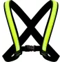 EasyPix StreetGlow L/XL LED Safety Veste Pieaugušajiem - Uzlādējama, 3 Režīmi, Melna