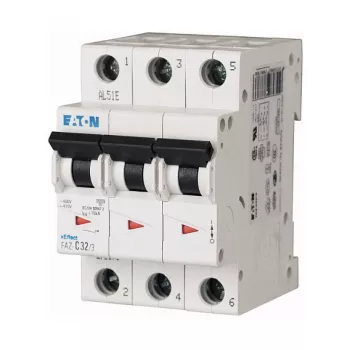 EATON FAZ-C16/3 16 A 3 polu C raksturlīknes miniatūrais automātslēdzis