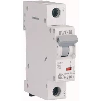 Eaton HN-B16/1 Tipa B Automātiskais slēdzis, 16 A, 1-Polu, 6 kA, 230 V AC, DIN Sliežu Montāža, 1 Moduļa Platums