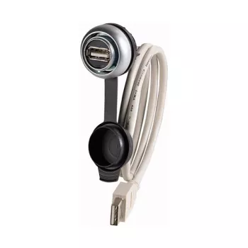 Eaton M22-USB-SA USB adaptera kabelis, 0,6 m, USB-A uz M22, Melns – 107412