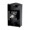 Eaton P1-25/I2/SVB/HI11 25 A 3 polu galvenais slēdzis ar avārijas izslēgšanu, montāža uz virsmas, sarkans/dzeltens