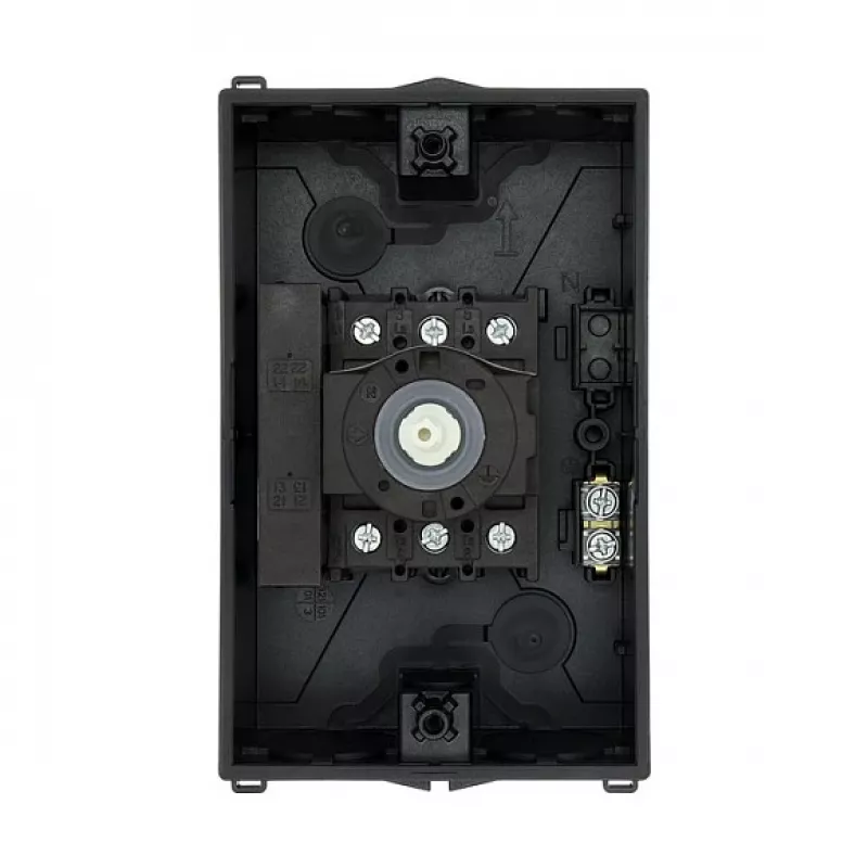 Eaton P1-25/I2/SVB-SW/HI11 3 polu galvenais slēdzis 25A virsmas montāžai melns/balts