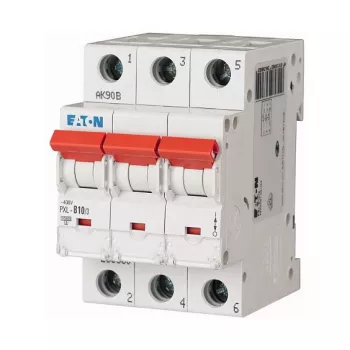 EATON PXL-C10/3 Automātiskais slēdzis, 10A, 3 polu, C-līkne, 400V, 10kA (236422)