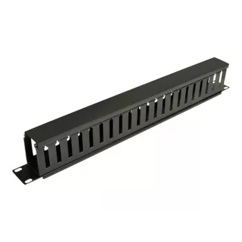 Eaton Tripp Lite Series Rack Enclosure Horizontal Cable Manager (Finger Duct) 1URM - Black - 1U - 19 in | ITworkshop.lv