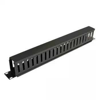 Eaton Tripp Lite Series Rack Enclosure Horizontal Cable Manager (Finger Duct) 1URM - Black - 1U - 19 in | ITworkshop.lv