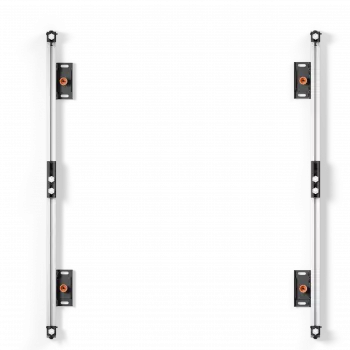 EDBAK ULS2500 Universālā LED sistēma 2 skapjiem 500mm | Melna