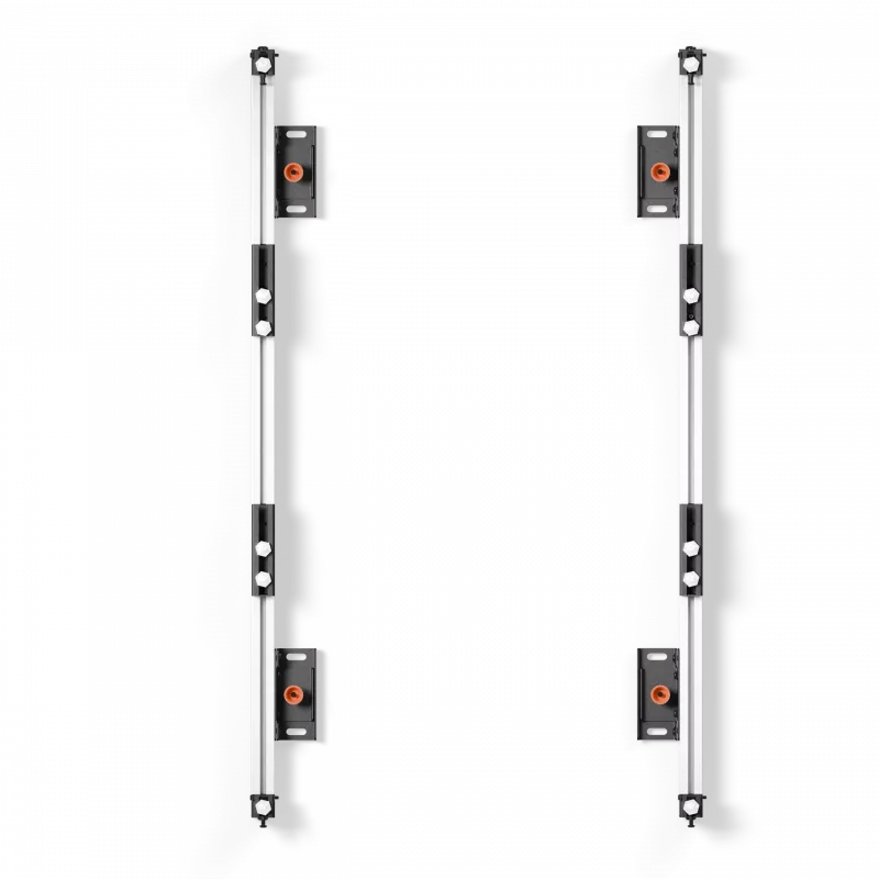 EDBAK ULS3337 Universāla LED sistēma 3 skapjiem 600 x 337,5 mm | Melna