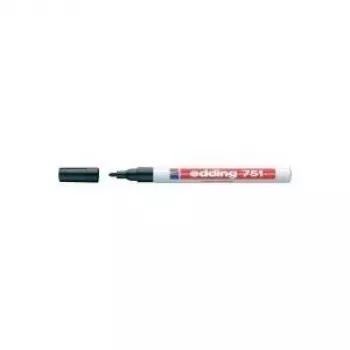 Edding e-751 Gloss Paint Marker melns 1-2 mm 04BLK751-1001