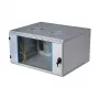 EFB 19 inch Sienas skapis 12U, grozāms, 2-daļīgs, RAL 7035, dziļums 500 mm