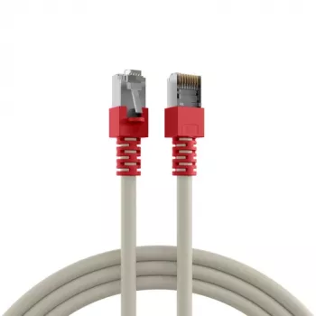 EFB ECOLAN Cat.5e SF/UTP krustojuma ielāpu kabelis, RJ45, CCA, PVC, pelēks, 0.5m