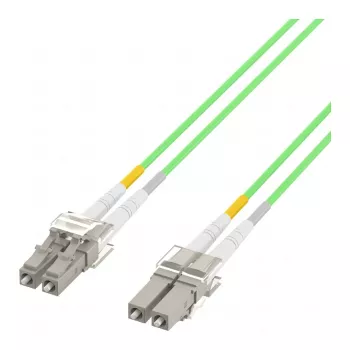 EFB-Elektronik Dupleksais optiskais savienotājkabelis LC-LC 50/125µ, OM5, LSZH, laima zaļš, 2,0mm, 25m O0319.25OM5