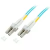 EFB-Elektronik ECOFIBER Duplex Jumper LC-LC 50/125µm OM3 LSZH Aqua 2,0mm 2m