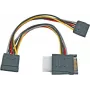 EFB Elektronik K5347.015 SATA uz 2x SATA + Molex barošanas sadalītāja kabelis - 0,15 m