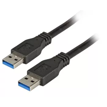 EFB Elektronik Premium USB 2.0 kabelis - USB Type A vīrišķais uz USB Type B vīrišķais - 0,5 m - Melns