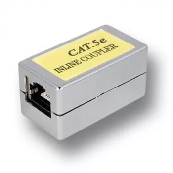 EFB-Elektronik RJ45 Female to RJ45 Female CAT 5e ekranēts tīkla savienotājs, pelēks 37529,1