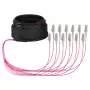 EFB Trunkkabel U-DQ(ZN)BH OM4 12G (1x12) LC-LC 40m Dca LSZH
