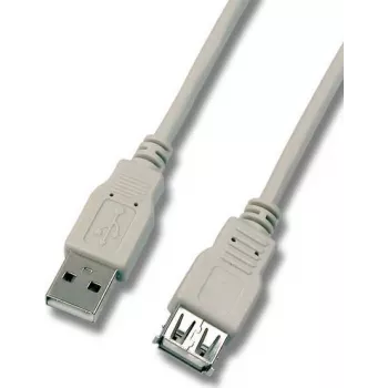 EFB USB 2.0 pagarinājuma kabelis 1,8m High Speed Type A male to female melns K5248.1,8