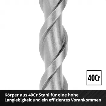 Einhell 265510 SDS-plus urbjuzgalis komplekts, 7 gab., Ø 6-14 mm, 160 mm