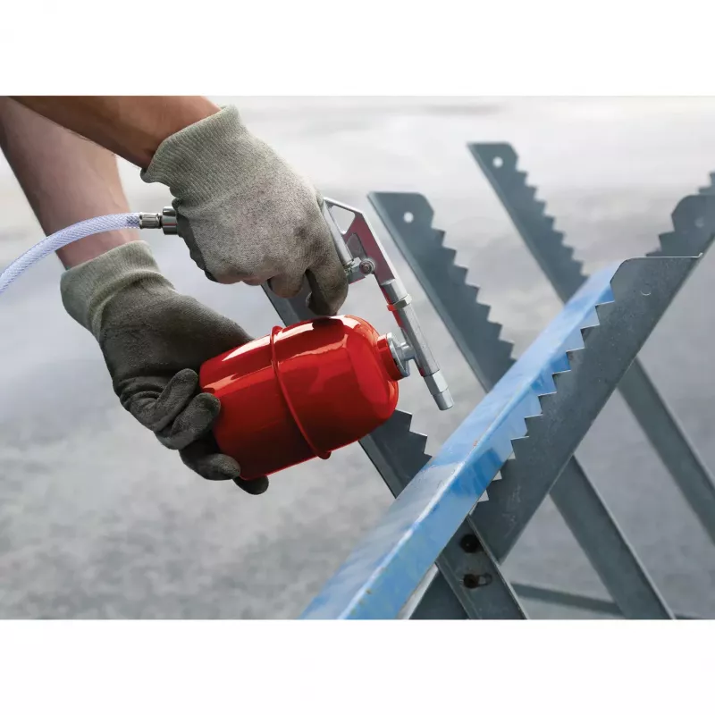 Einhell 4132776 pneimatisko instrumentu komplekts, 5 daļas, ar izpūtēju, riepu piepūtēju, krāsas smidzinātāju, apakšas smidzinātāju un 4 m spirālveida šļūteni