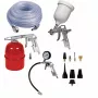 Einhell 4132776 pneimatisko instrumentu komplekts, 5 daļas, ar izpūtēju, riepu piepūtēju, krāsas smidzinātāju, apakšas smidzinātāju un 4 m spirālveida šļūteni