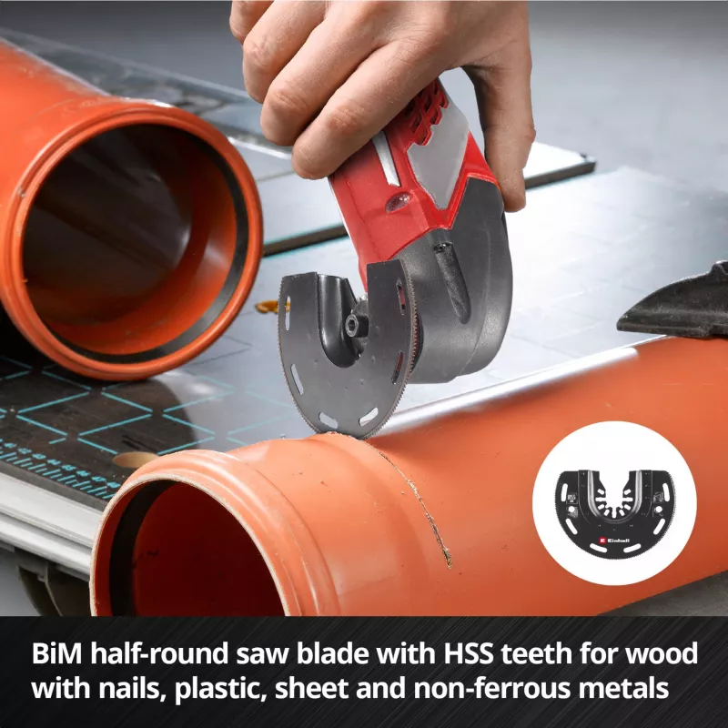 Einhell 708135 XL-PLUS-CASE BiM HSS daudzfunkcionālo instrumentu piederumu komplekts, 10 gab.