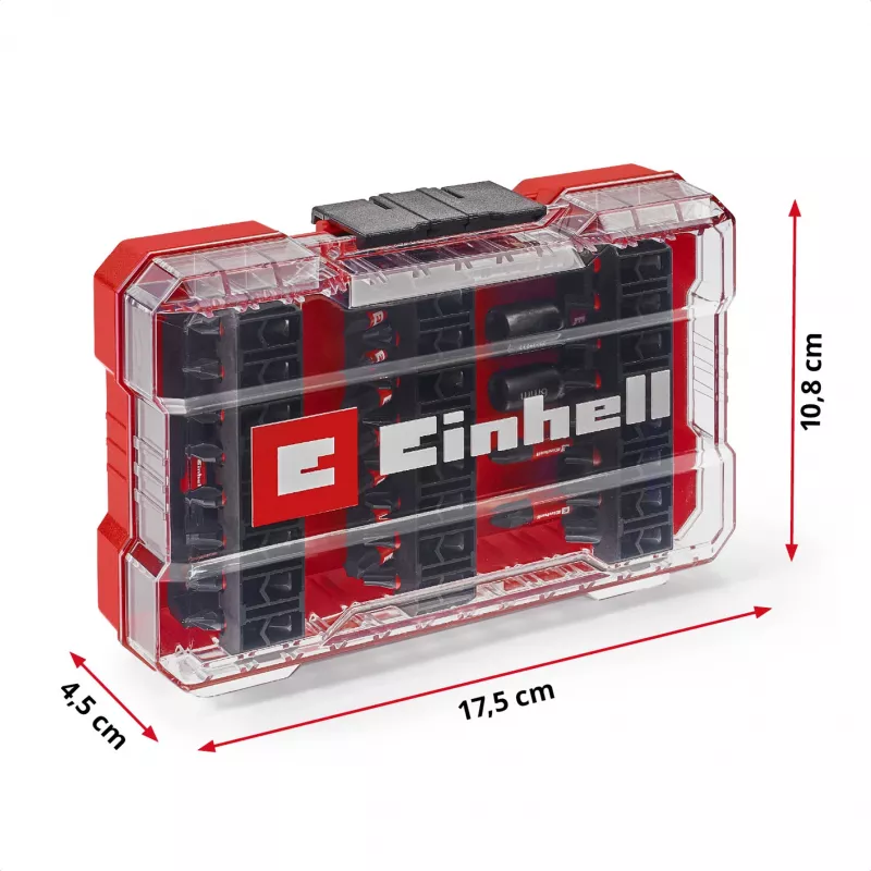 EINHELL-KWB Trieciena uzgaļu komplekts M-CASE, 39 gab. (ar uzgriežņu atslēgām)