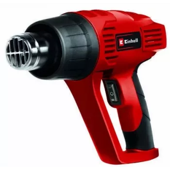 Einhell TC-HA 2000/1 karstā gaisa pistole 2000 W 550°C 500 l/min ar 4 sprauslām un skrāpi sarkanā krāsā