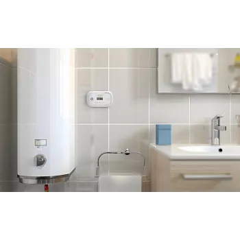 EL-HOME CD-17A2v2300/B No Tīkla Darbināms Oglekļa Monoksīda Detektors ar LCD Displeju un 9V Rezerves Bateriju