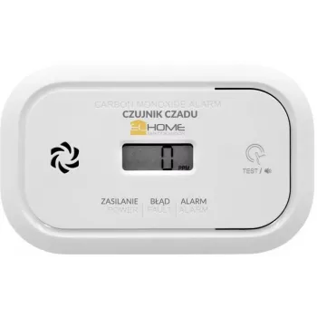 EL-HOME CD-17A2v2300/B No Tīkla Darbināms Oglekļa Monoksīda Detektors ar LCD Displeju un 9V Rezerves Bateriju