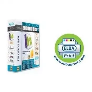 ELBA Maxivision A4 dokumentu mapes ar 62 kabatiņām, polipropilēns, daudzkrāsu, ar iekarināšanas cilpiņu 45253417
