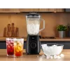 Eldom BK6 NOXAR blenderis ar krūzi, 1.8 L rūdīts stikls, melns, 22000 rpm, Pulse