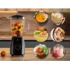 Eldom BK6 NOXAR blenderis ar krūzi, 1.8 L rūdīts stikls, melns, 22000 rpm, Pulse