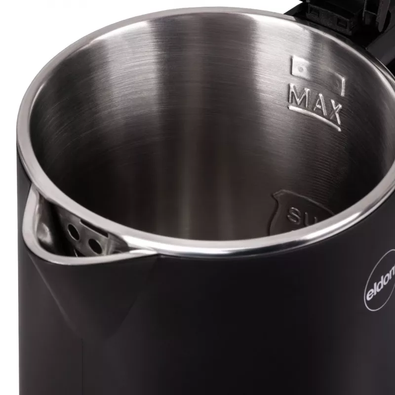 ELDOM C515C Bezvadu tējkanna 1.8 L 2000 W Melna