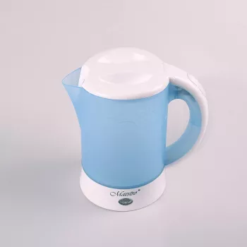 ELDOM Electric Tourist Kettle C190 Lino 0.6L 550W Blue ar 2 krūzēm un 2 karotēm