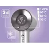 ELDOM HT280 matu žāvētājs, 1650 W, pelēks, 3 temperatūras režīmi, 2 ātruma režīmi, aukstā gaisa poga, koncentratora sprausla, noņemams gaisa filtrs, cilpa pakarināšanai, aizsardzība pret pārkaršanu, 1.8 m vads