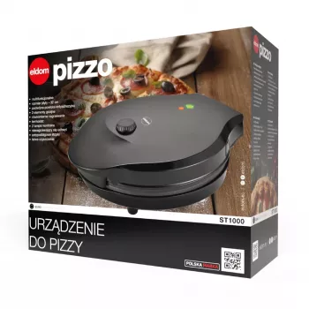 ELDOM ST1000 Pizzo picas gatavotājs, 1450 W, 32 cm plāksne, melns