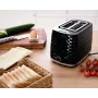 ELDOM TO280C Toaster TOSTI, Bun Rack, Defrost System, Black