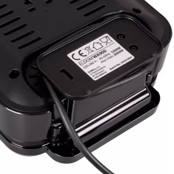 ELDOM WA900 vafeļu panna 1200W melna